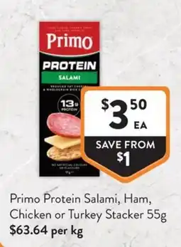 Foodworks Primo Protein Salami offer
