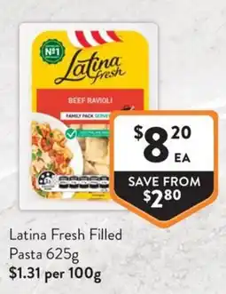 Foodworks Latina Fresh Filled Pasta offer