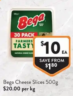 Foodworks Bega Cheese Slices offer