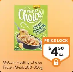 Foodworks McCain Healthy Choice Frozen Meals offer