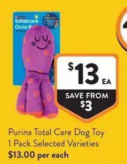 Foodworks Purina Total Care Dog Toy offer