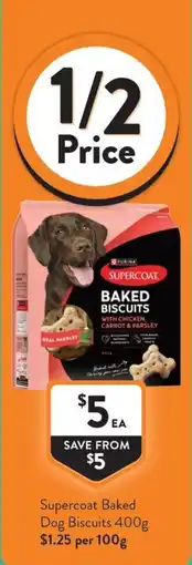 Foodworks Supercoat Baked Dog Biscuits offer