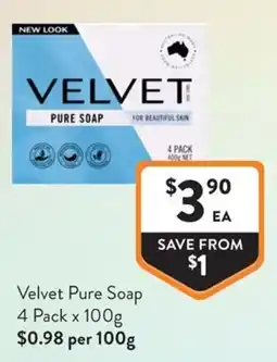 Foodworks Velvet Pure Soap offer
