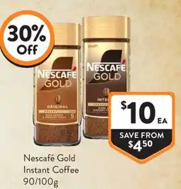Foodworks Nescafe Gold Instant Coffee offer