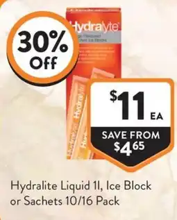 Foodworks Hydralyte Liquid 1l offer