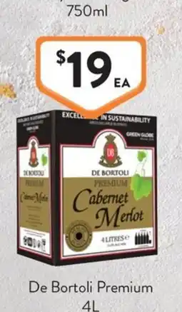 Foodworks De Bortoli Premium Cabernet Merlot offer