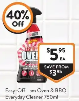 Foodworks Easy-Off am Oven & BBQ Everyday Cleaner offer