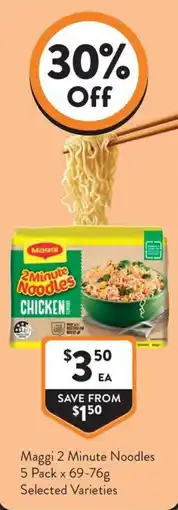Foodworks Maggi 2 Minute Noodles offer