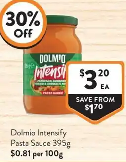 Foodworks Dolmio Intensify Pasta Sauce offer