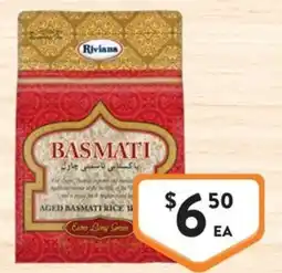 Foodworks Riviana Aged Basmati Rice offer
