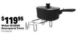 Mitre 10 Weber Q1000N Saucepan & Trivet offer