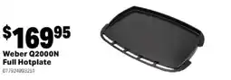 Mitre 10 Weber Q2000N Full Hotplate offer