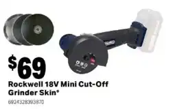 Mitre 10 Rockwell 18V Mini Cut-Off Grinder Skin offer