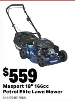 Mitre 10 Masport 18" 166cc Petrol Elite Lawn Mower offer