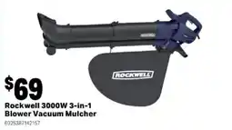 Mitre 10 Rockwell 3000W 3-in-1 Blower Vacuum Mulcher offer