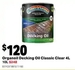 Mitre 10 Organoil Decking Oil Classic Clear offer