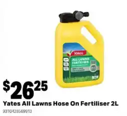 Mitre 10 Yates All Lawns Hose On Fertiliser offer