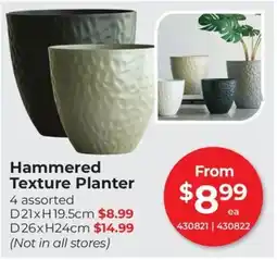Red Dot Hammered Texture Planter offer