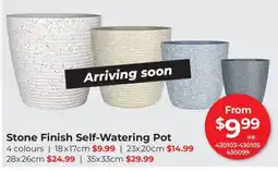 Red Dot Stone Finish Self-Watering Pot offer