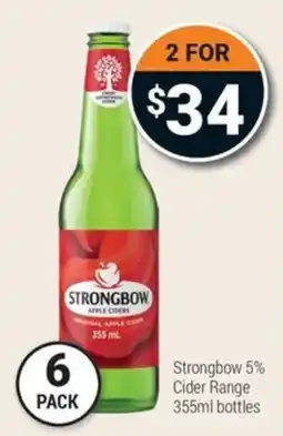 Super Cellars Strongbow Apple Ciders offer