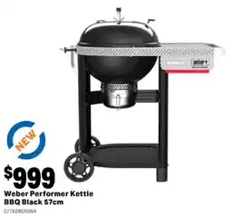 Mitre 10 Weber Performer Kettle BBQ Black 57cm offer