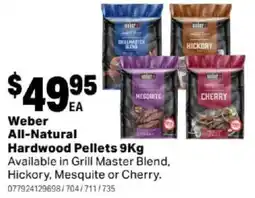 Mitre 10 Weber All-Natural Hardwood Pellets offer