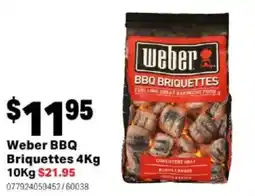Mitre 10 Weber BBQ Briquettes offer