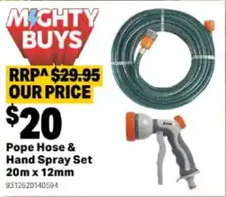 Mitre 10 Pope Hose & Hand Spray Set offer
