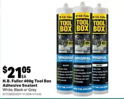 Mitre 10 H.B. Fuller 400g Tool Box Adhesive Sealant offer