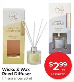Red Dot Wicks & Wax Reed Diffuser Assorted offer