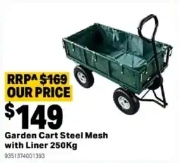 Mitre 10 Garden Cart Steel Mesh with Liner offer
