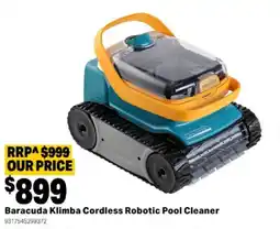 Mitre 10 Baracuda Klimba Cordless Robotic Pool Cleaner offer