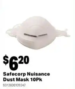 Mitre 10 Safecorp Nuisance Dust Mask offer