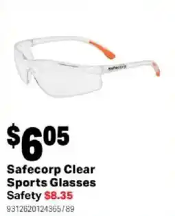 Mitre 10 Safecorp Clear Sports Glasses offer