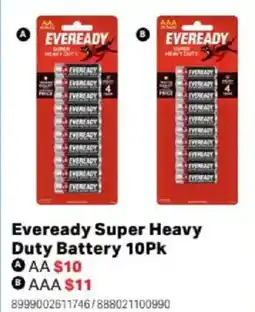 Mitre 10 Eveready Super Heavy Duty Battery offer