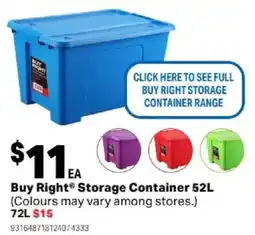 Mitre 10 Buy Right® Storage Container offer