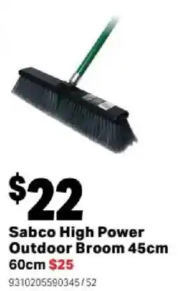 Mitre 10 Sabco High Power Outdoor Broom offer