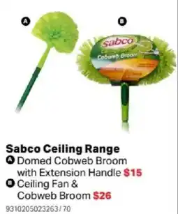 Mitre 10 Sabco Domed Cobweb Broom offer