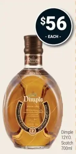 Super Cellars Dimple 12Y.O. Scotch offer