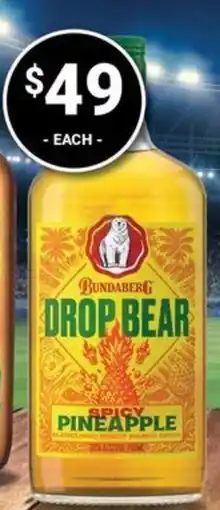Super Cellars Bundaberg Drop Bear Spicy Pineapple offer