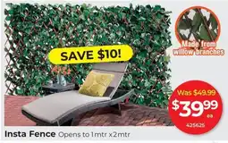 Red Dot Insta Fence offer