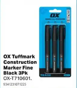 Mitre 10 OX Tuffmark Construction Marker Fine Black offer