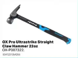 Mitre 10 OX Pro Ultrastrake Straight Claw Hammer offer