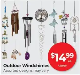 Red Dot Outdoor Windchimes offer