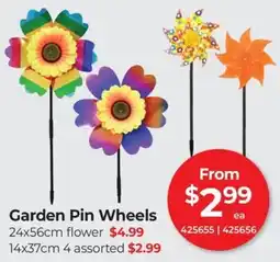 Red Dot Garden Pin Wheels offer