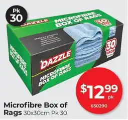Red Dot Dazzle Microfibre Box of Rags offer