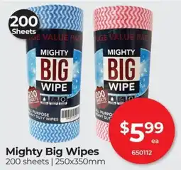 Red Dot Mighty Big Wipes offer
