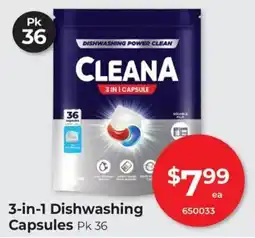 Red Dot 3-in-1 Dishwashing Capsules offer