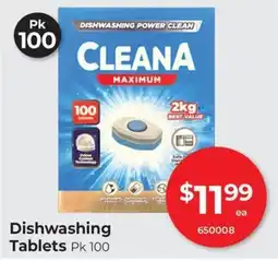 Red Dot Dishwashing Tablets Cleanana Maximum offer
