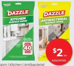 Red Dot Dazzle Kitchen Surface Wipes offer